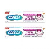 Corega Yapıştırıcı Krem 40gr Yastık Konforu-2 Adet - 1