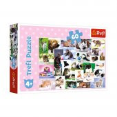 17332 Trefl Puzzle Cats World 60 Parça Puzzle - 1
