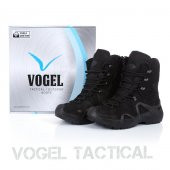 M1491 Vogel Tactical Fermuarlı Siyah Askeri Bot - 4