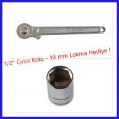 1/2" CIRCIR KOL 10" 250 MM 19 MM LOKMA ANAHTAR HEDİYE !!!!! - 1