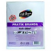FİLLİ BOYA KALIN ZEMİN ÖRTÜSÜ BOYA BRANDASI 20 M2 A KALİTE - 1