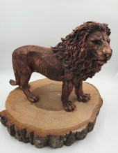 DEKORATİF HEDİYELİK BÜYÜK BOY ASLAN BİBLO - 1