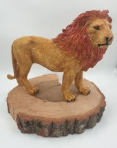 DEKORATİF HEDİYELİK BÜYÜK BOY ASLAN BİBLO - 3