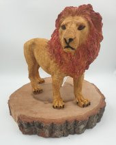 DEKORATİF HEDİYELİK BÜYÜK BOY ASLAN BİBLO - 5