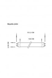 Osram 19.1 W Floresan Lamba 4000K Gün Işığı 150 Cm - 2