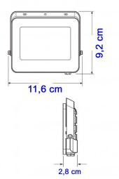 Philips BVP150 10W Led Projektör 6500K Beyaz - 3