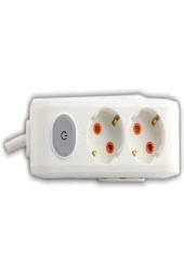 Viko Multi-Let 2 Li Anahtarlı Çocuk Korumalı Grup Priz 5 Mt - 2