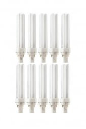 Osram Dulux D 13/865 2P PLC Spot Ampul 6500K Beyaz (10 Adet) - 1