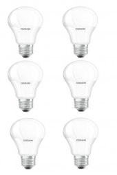 OSRAM 8,5W(60W) LED AMPUL E27 2700K SARI (6 ADET) - 1