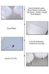 Osram 152W Jumbo Torch Led Ampul Beyaz 6500K (17,5 cm) thumbnail 6