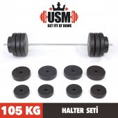 105 KG UZUNAY BLACK HALTER SETİ - 2