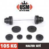 105 KG UZUNAY BLACK HALTER SETİ - 3