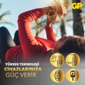 GP CR2032 3V Lityum Düğme Para Pil 5 Lİ Paket - 12