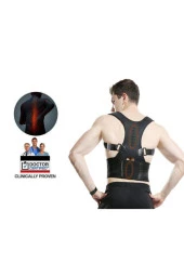 Manyetik Kamburluk Önleyici Dik Durmayı Sağlayan Bel Sırt Destek Aparatı thumbnail 4