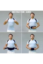 Manyetik Kamburluk Önleyici Dik Durmayı Sağlayan Bel Sırt Destek Aparatı thumbnail 7