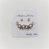 Tek Taş Kombin Küpe Livs KÜ-09-0366 - 2