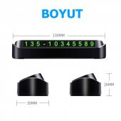Geçici Park Telefon Numarası Plaketi - 2