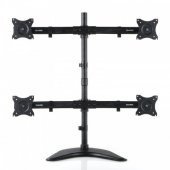 DARK 13/27" VM43 DK-AC-VM43 Hareketli Siyah 4 kollu yatay Masaüstü Monitör Standı - 1