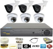 Ennet 6 Kameralı AHD Eco Set - 1