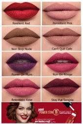 Avon True Power Stay Mat Likit Ruj 7 ml - In Charge Mauve - 2