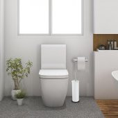 Foreca Beyaz Wc Fırçalık thumbnail 2