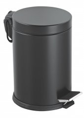 Foreca Pedallı Çöp Kovası Siyah 12 Lt - 1