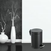 Foreca Pedallı Çöp Kovası Siyah 12 Lt - 5