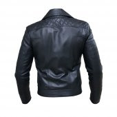 Erkek HEAWEN S Beden Siyah Slim fit Deri Mont - 3