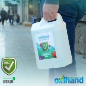 Oxihand - El ve Cilt Temizleme Solüsyonu - 4x5 LT + 1 LT + STAND - 3
