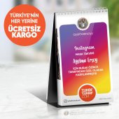 Instagram Temalı Kişiye Özel Tasarım 2021 Masa Takvimi - 10