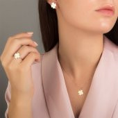 Taşlı Yonca Set - 1