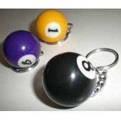 Mini bilardo şekilli anahtarlık/8 Top Siyah/küçük top anahtarlık/süs ve hediye anahtarlık - 3