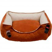 Lepus Soft Köpek Yatak Medium Koyu Kahverengi EN44cm-YÜK.22cm-BOY60cm - 1