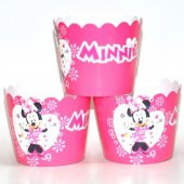 Minnie Mouse Cupcake (Muffin) Kabı (25 adet) - 1