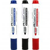 Faber Castell Doldurulabilir Beyaz Tahta Kalemi W20  Siyah - 1