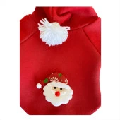 Santa Neo Kapşonlu Polar Noel Yılbaşı Kedi Kıyafeti - 10