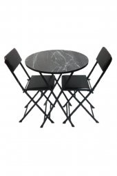 Mutfak Yuvarlak Masa Sandalye Takımı Sadeceonda - 2