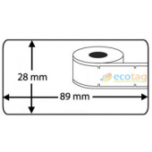 Ecotag Dymo Lw Muadili Adres Etiketi Küçük 89 mm x 28 mm 260 Adet - 4