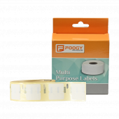 Foogy Dymo LW Muadili Çok Amaçlı Etiket İki Yüz 13 mm x 25 mm 2000 Adet - 1
