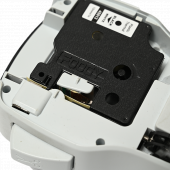 Foogy Dymo D1 Uyumlu Thermal Plastik Şerit Etiket Gri-Siyah 12 mm x 6 mt - 3