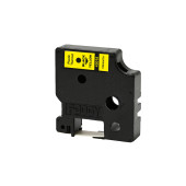 Foogy Dymo D1 Uyumlu Thermal Plastik Şerit Etiket Sarı 12 mm x 7 mt - 45018 - 1