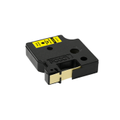 Foogy Dymo D1 Uyumlu Thermal Plastik Şerit Etiket Sarı 12 mm x 7 mt - 45018 - 2