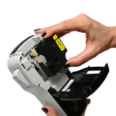 Foogy Dymo D1 Uyumlu Thermal Plastik Şerit Etiket Sarı 12 mm x 7 mt - 45018 - 4