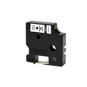 Foogy Dymo D1 Uyumlu Thermal Plastik Şerit Etiket Beyaz - 12 mm x 7 m - 45013 - 2