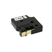 Foogy Dymo D1 Uyumlu Thermal Plastik Şerit Etiket  Beyaz - 12 mm x 7 m - 45013 - 5