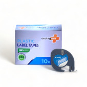 EcotagPlus  Dymo Letratag Muadili Plastik Şerit Etiket Şeffaf 10 lu Eco Paket - 3