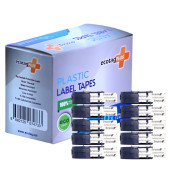 EcotagPlus Dymo Letratag Muadili Plastik Şerit Etiket Şeffaf 10 lu Eco Paket - 6