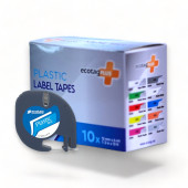 EcotagPlus Dymo Letratag Muadili Plastik Şerit Etiket Mavi 10 lu Eco Paket - 2