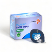 EcotagPlus Dymo Letratag Muadili Plastik Şerit Etiket Beyaz 10 lu Eco Paket - 5