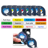 Dymo Letratag Etiket Yazcı ve 10 Adet EcotagPlus Şerit Etiket 12 mm x 4 mt Kagıt Beyaz - 3